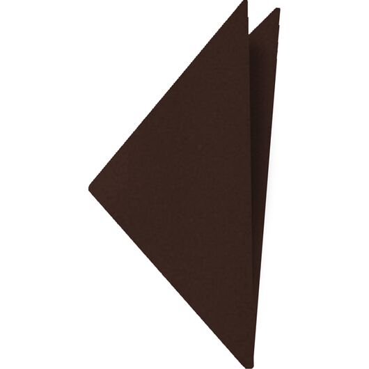 Chocolate Satin Silk Pocket Square