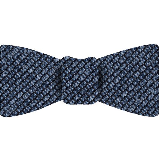 {[en]:Sky Blue Shantung Grenadine Grossa Silk Bow Tie