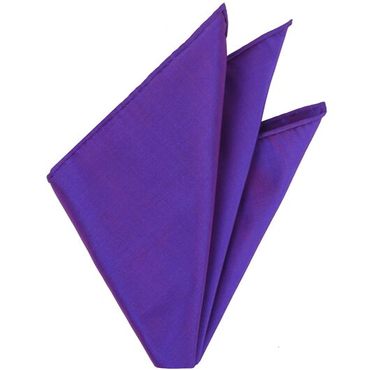 Reddish Purple Thai Shot Silk Pocket Square VPS-9