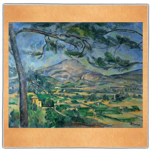 {[en]:Mont Sainte, Victoire - Paul Cezanne Pocket Square