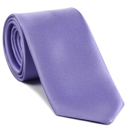 {[en]:Lavender Satin Silk Tie