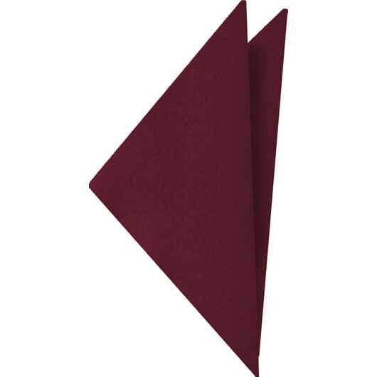 Dark Red Satin Silk Pocket Square #10