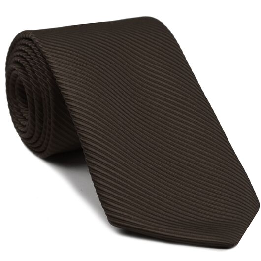 Dark Chocolate Grosgrain Silk Bow Tie #GGRBT-19