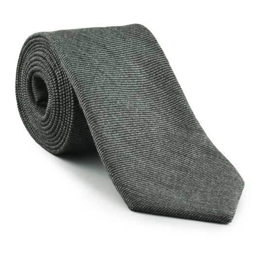 {[en]:Gray Wool/Silk Tie