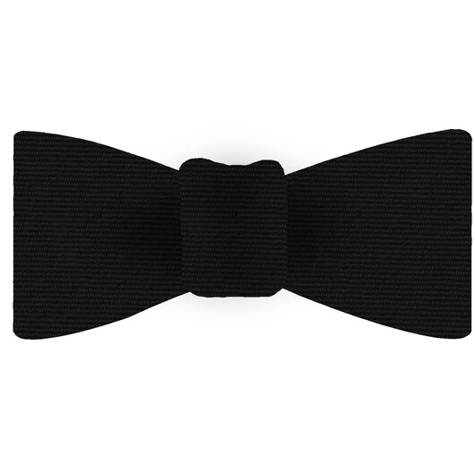 {[en]:Black Wool/Silk Bow Tie