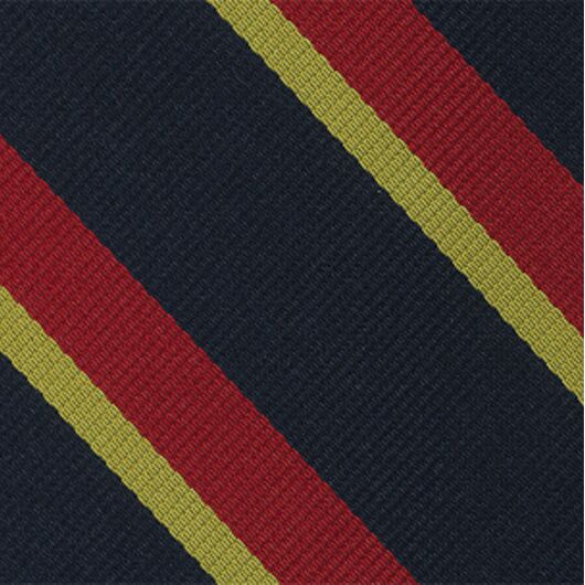 {[en]:Lothian and Border Horse Stripe Silk Tie