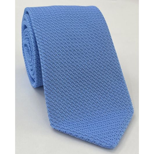 Light Oxford Blue Grenadine Grossa Silk Tie #GGT-36