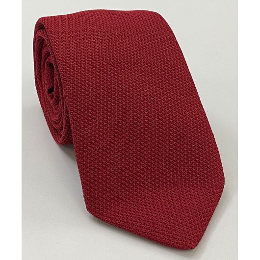 Red Piccola Grenadine Silk Tie #GPT-1