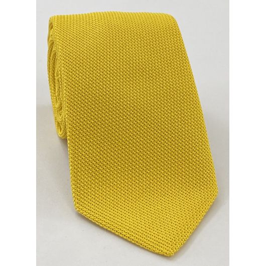 Yellow Gold Grenadine Fina Silk Tie #GFT-29