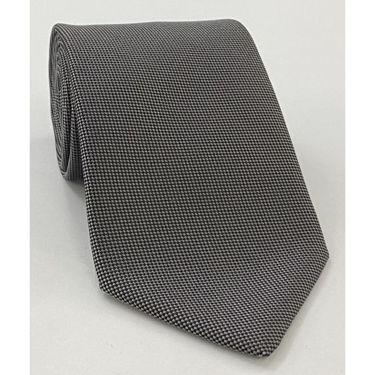 Dark Charcoal Gray Oxford Silk Tie FFOXT-17