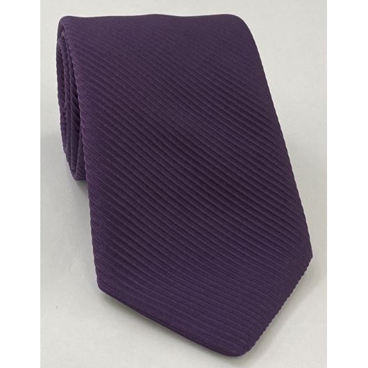 Purple Grosgrain Silk Tie GGRT-18