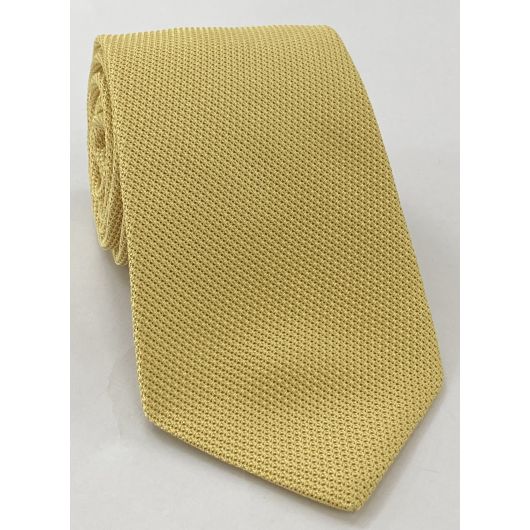Light Yellow Piccola Grenadine Silk Tie #GPT-16
