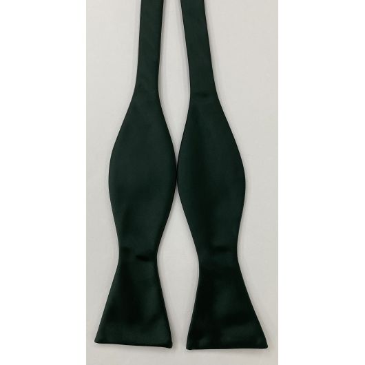 Forest Green Satin Silk Bow Tie ISABT-15