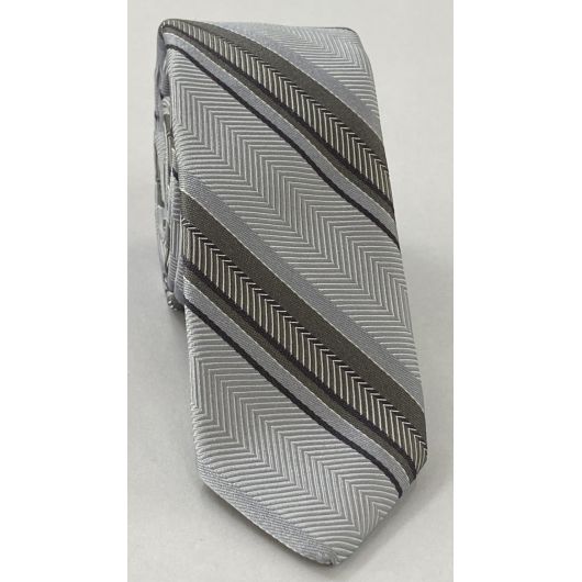 Formal/Wedding Silk Stripe Tie #WDST-1