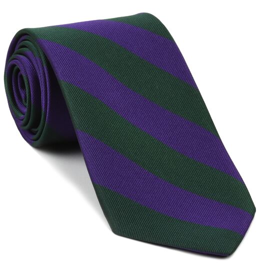 {[en]:The Highland Brigade Stripe Silk Tie