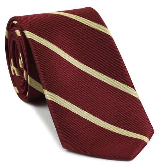 {[en]:St Edmund Hall Oxford Stripe Silk Tie