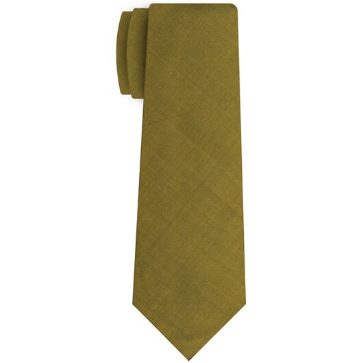 {[en]:Golden Green Shot Thai Silk Tie