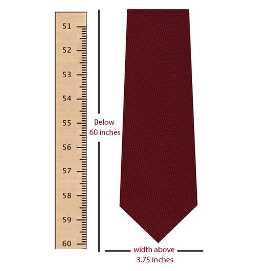 Extra Width for ties 3.75 to 4 inches wide