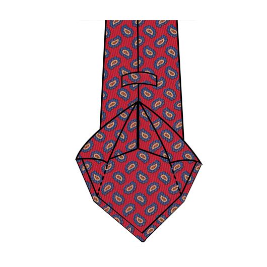 6-Fold Lined Tie Construction