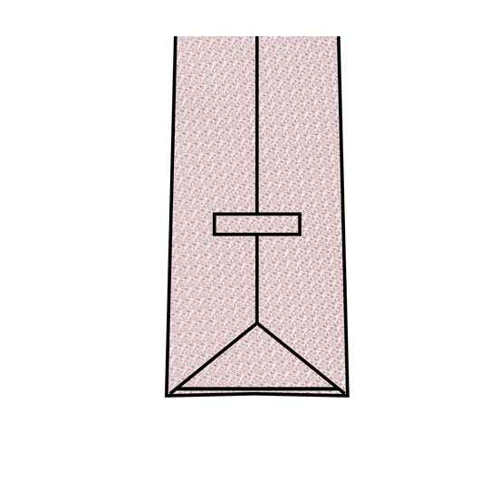 Flat Tie Edges Without Tipping